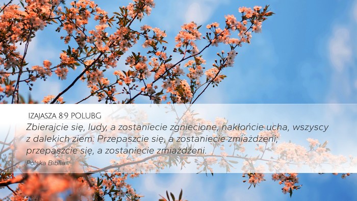 Izajasza 8:9 POLUBG Bible Verse Image