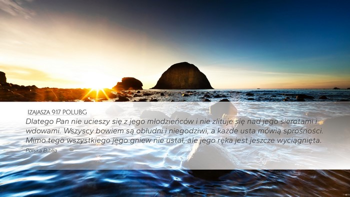 Izajasza 9:17 POLUBG Bible Verse Image