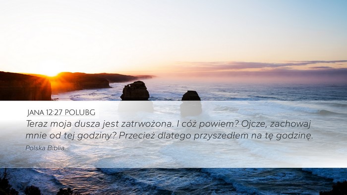 Jana 12:27 POLUBG Bible Verse Image