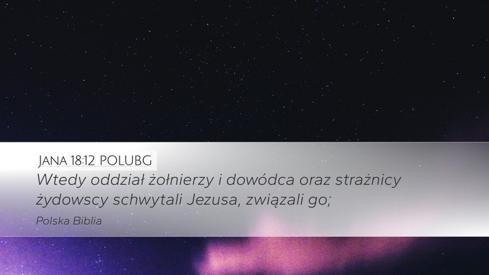 Jana 18:12 POLUBG Bible Verse Image