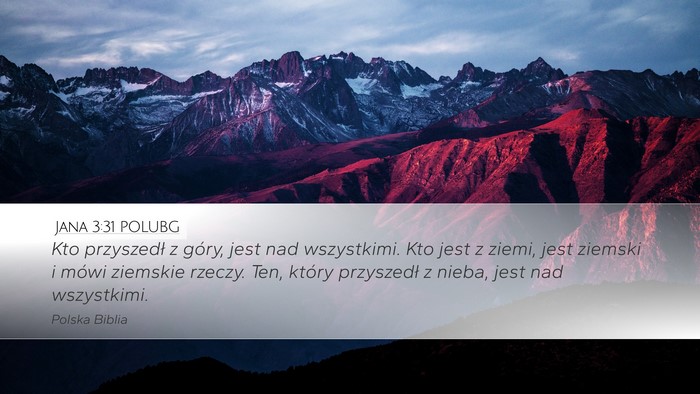 Jana 3:31 POLUBG Bible Verse Image