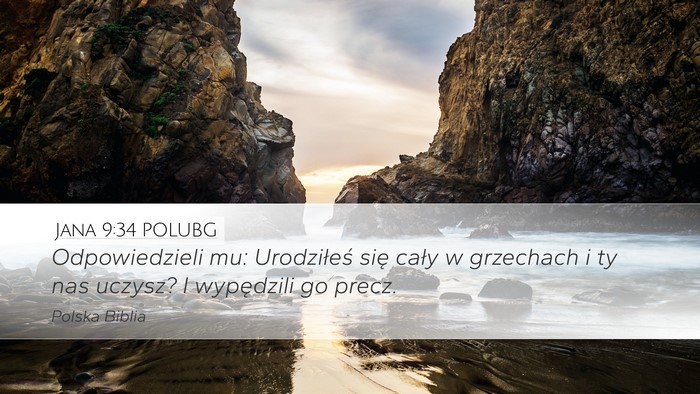 Jana 9:34 POLUBG Bible Verse Image