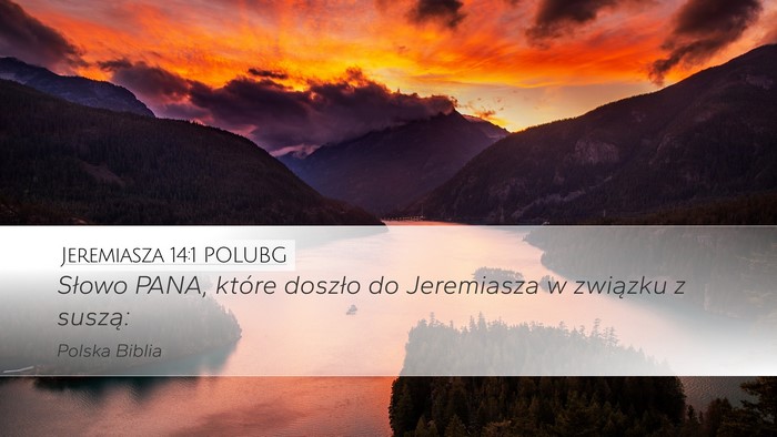 Jeremiasza 14:1 POLUBG Bible Verse Image