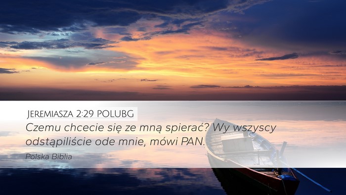 Jeremiasza 2:29 POLUBG Bible Verse Image