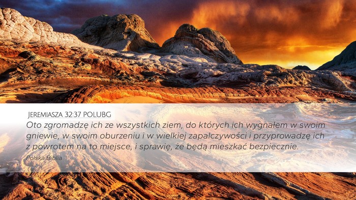 Jeremiasza 32:37 POLUBG Bible Verse Image