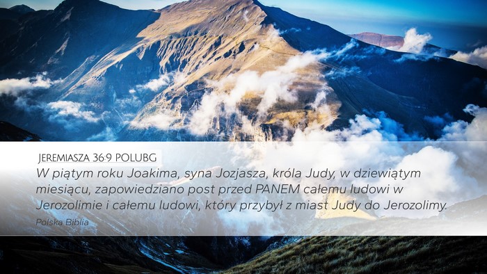 Jeremiasza 36:9 POLUBG Bible Verse Image