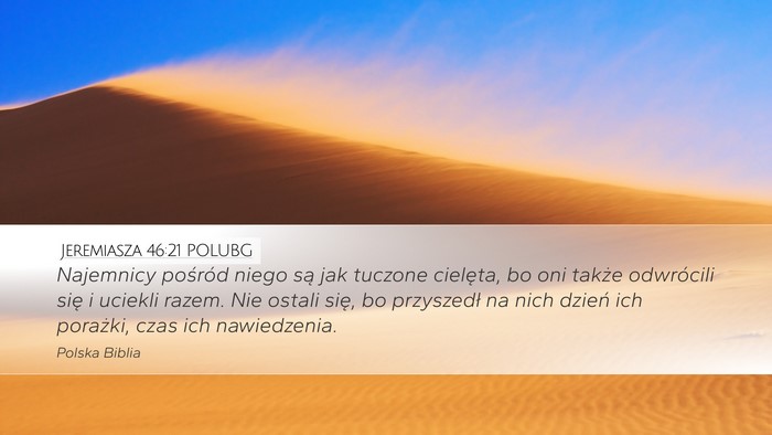 Jeremiasza 46:21 POLUBG Bible Verse Image