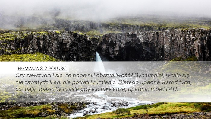 Jeremiasza 8:12 POLUBG Bible Verse Image