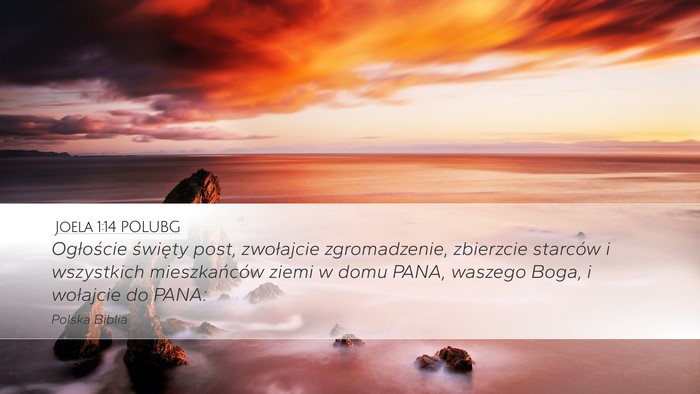 Joela 1:14 POLUBG Bible Verse Image