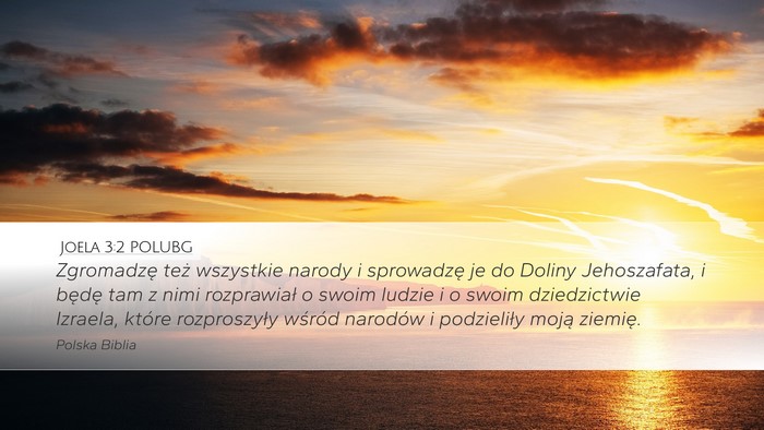 Joela 3:2 POLUBG Bible Verse Image