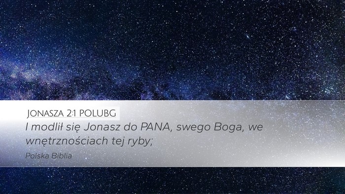 Jonasza 2:1 POLUBG Bible Verse Image