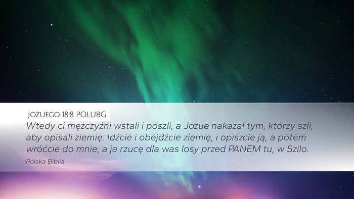 Jozuego 18:8 POLUBG Bible Verse Image