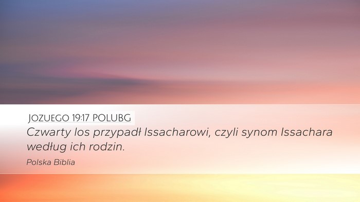 Jozuego 19:17 POLUBG Bible Verse Image
