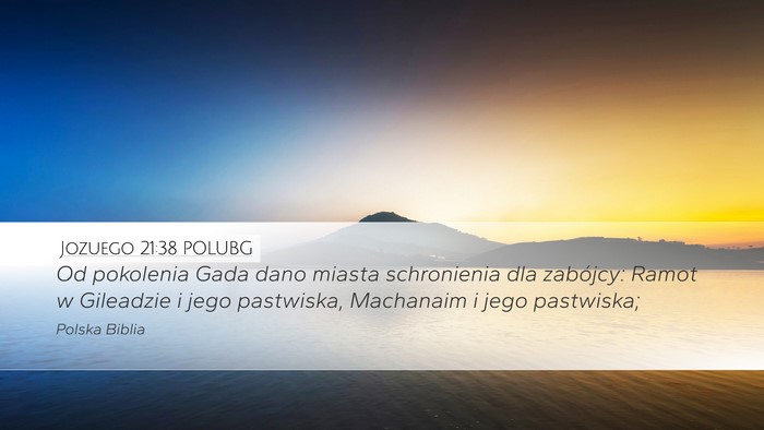 Jozuego 21:38 POLUBG Bible Verse Image