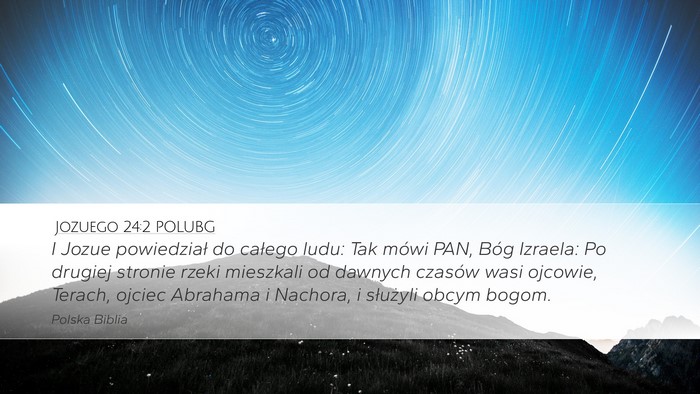 Jozuego 24:2 POLUBG Bible Verse Image
