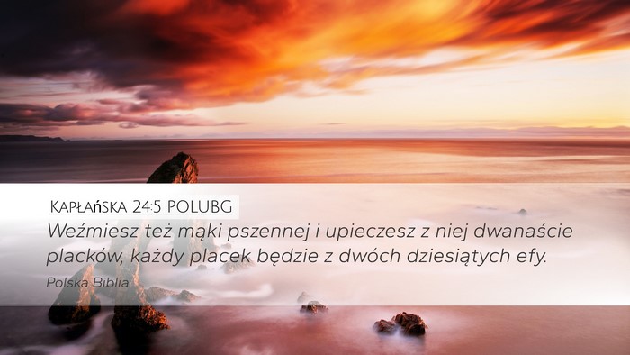 Kapłańska 24:5 POLUBG Bible Verse Image