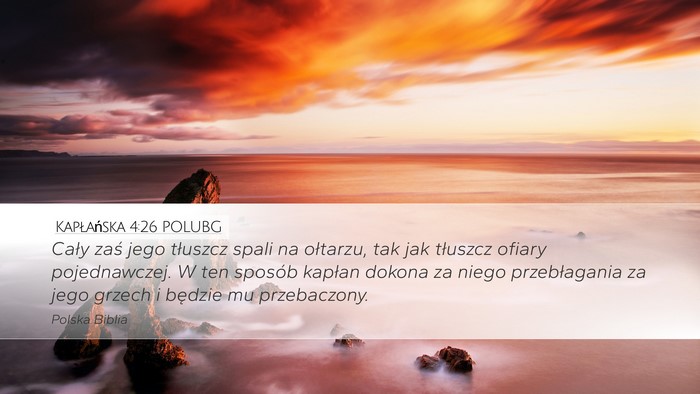 Kapłańska 4:26 POLUBG Bible Verse Image