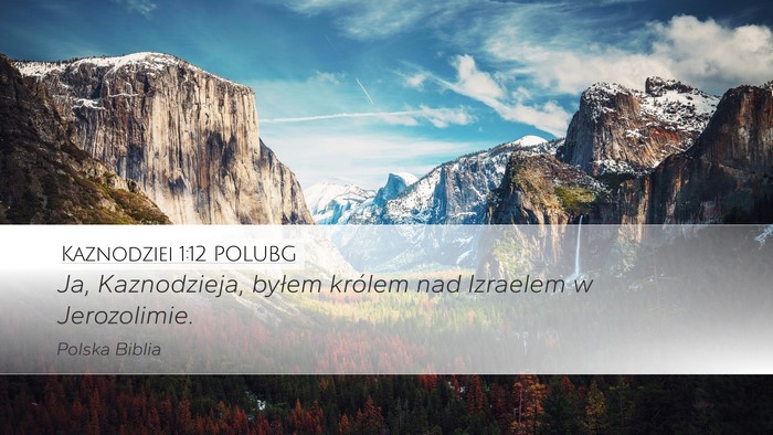 Kaznodziei 1:12 POLUBG Bible Verse Image