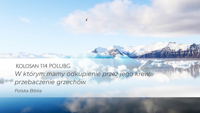 Kolosan 1:14 POLUBG Bible Verse Image
