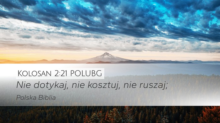 Kolosan 2:21 POLUBG Bible Verse Image