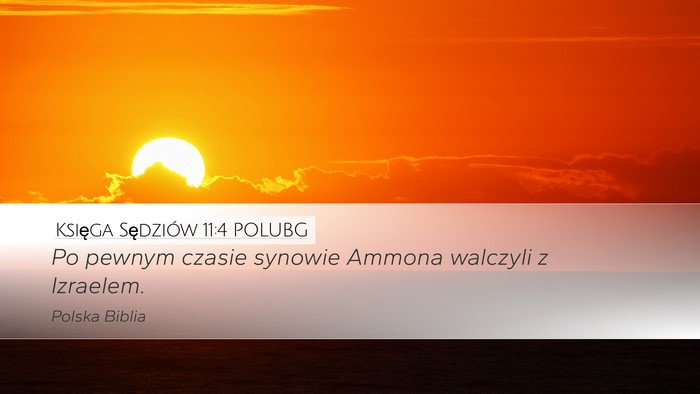 Księga Sędziów 11:4 POLUBG Bible Verse Image