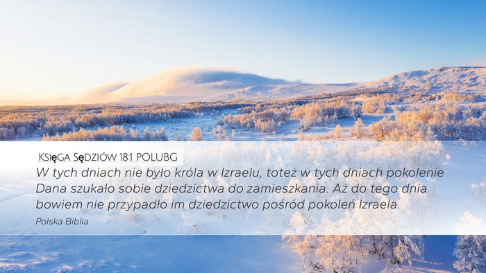Księga Sędziów 18:1 POLUBG Bible Verse Image