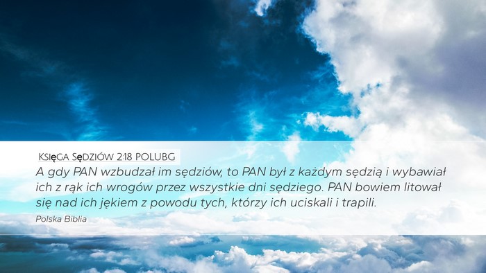 Księga Sędziów 2:18 POLUBG Bible Verse Image