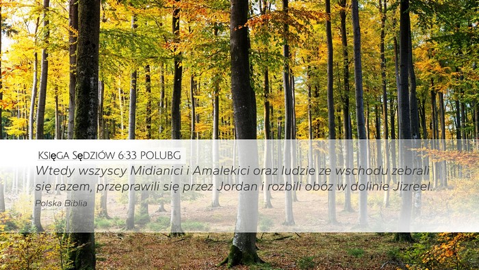 Księga Sędziów 6:33 POLUBG Bible Verse Image