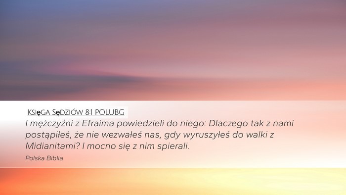 Księga Sędziów 8:1 POLUBG Bible Verse Image