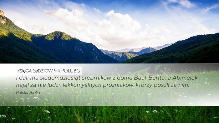 Księga Sędziów 9:4 POLUBG Bible Verse Image