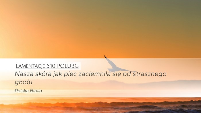 Lamentacje 5:10 POLUBG Bible Verse Image