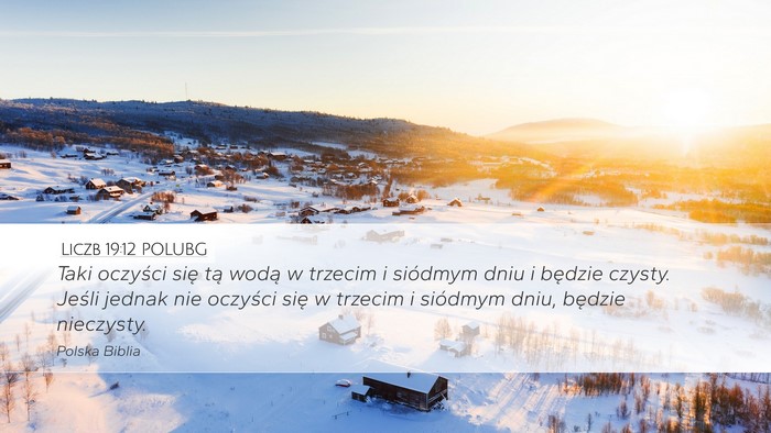 Liczb 19:12 POLUBG Bible Verse Image