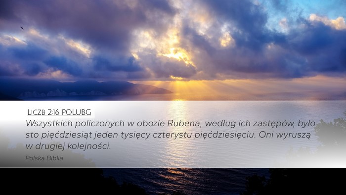 Liczb 2:16 POLUBG Bible Verse Image