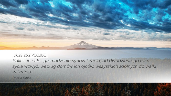 Liczb 26:2 POLUBG Bible Verse Image