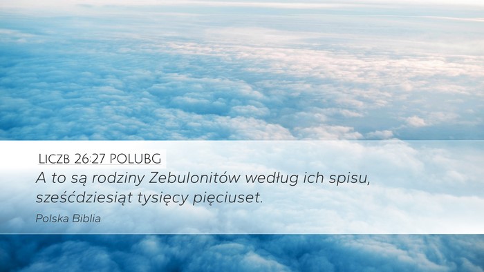 Liczb 26:27 POLUBG Bible Verse Image