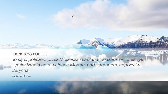 Liczb 26:63 POLUBG Bible Verse Image