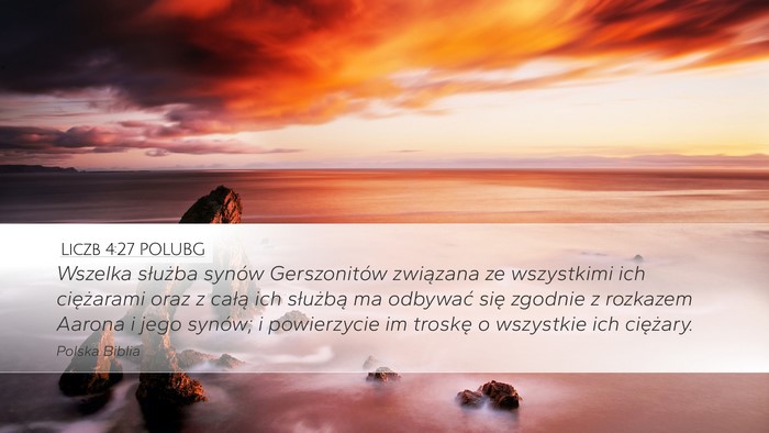 Liczb 4:27 POLUBG Bible Verse Image