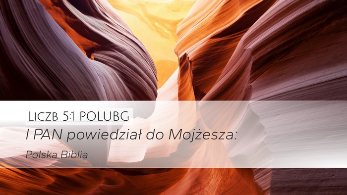 Liczb 5:1 POLUBG Bible Verse Image