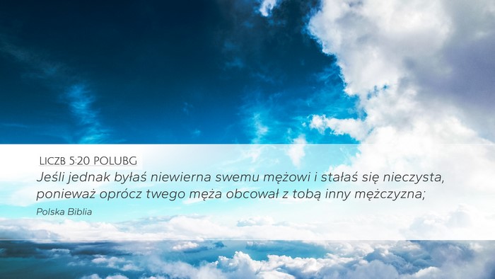 Liczb 5:20 POLUBG Bible Verse Image