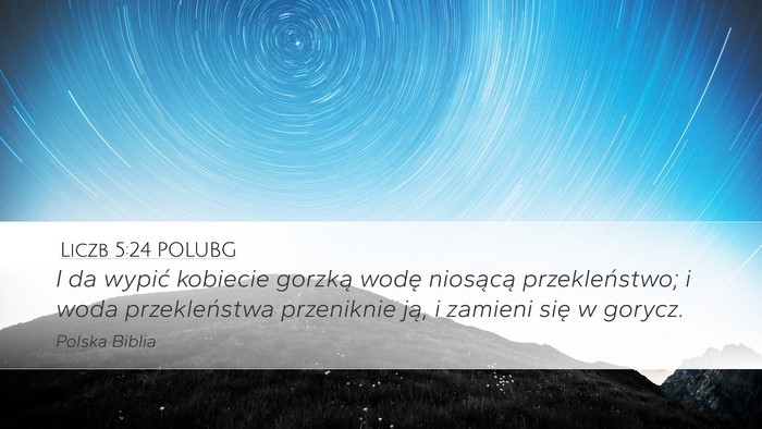 Liczb 5:24 POLUBG Bible Verse Image