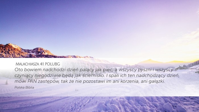 Malachiasza 4:1 POLUBG Bible Verse Image