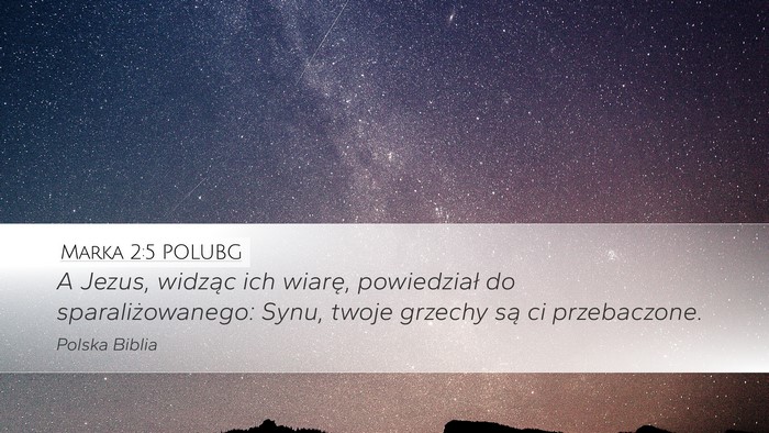 Marka 2:5 POLUBG Bible Verse Image