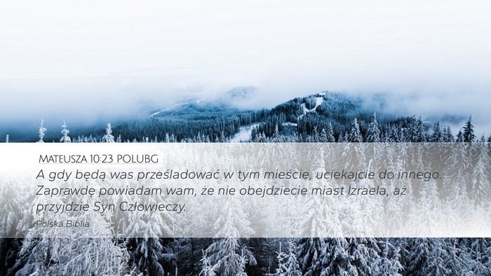Mateusza 10:23 POLUBG Bible Verse Image