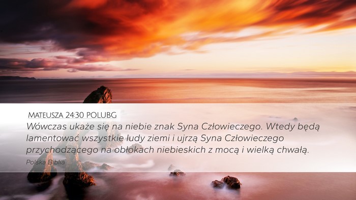 Mateusza 24:30 POLUBG Bible Verse Image