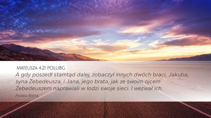 Mateusza 4:21 POLUBG Bible Verse Image