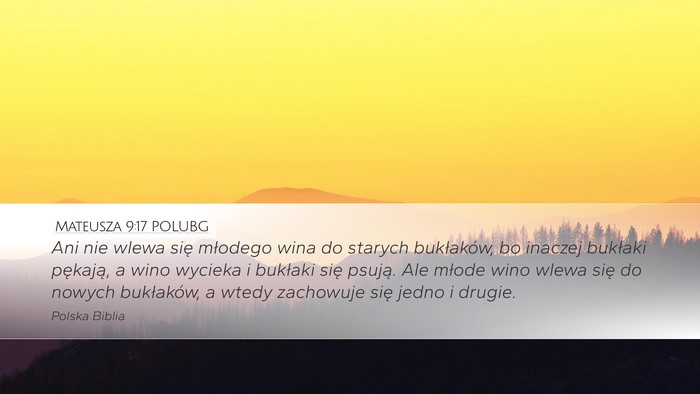 Mateusza 9:17 POLUBG Bible Verse Image