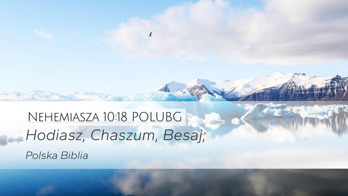 Nehemiasza 10:18 POLUBG Bible Verse Image
