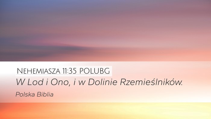 Nehemiasza 11:35 POLUBG Bible Verse Image