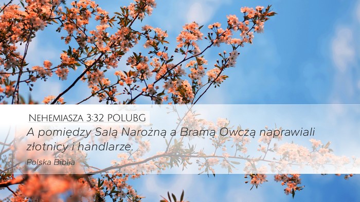 Nehemiasza 3:32 POLUBG Bible Verse Image