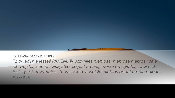 Nehemiasza 9:6 POLUBG Bible Verse Image